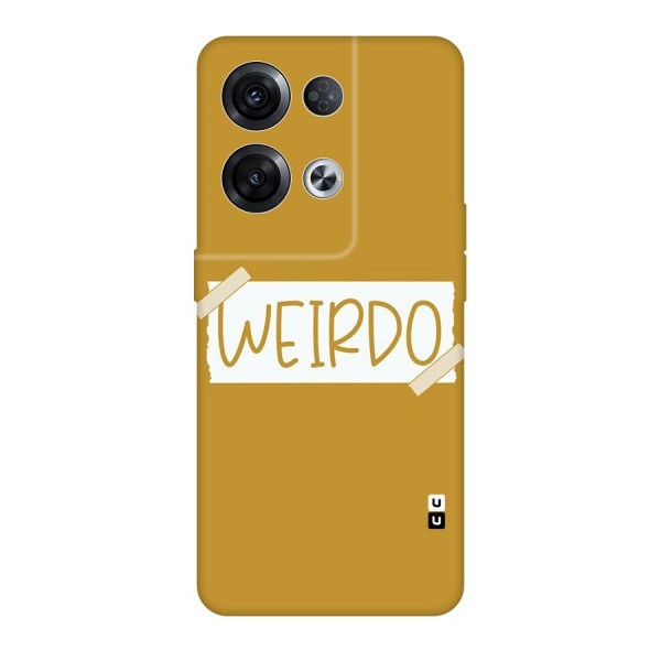 Simple Weirdo Original Polycarbonate Back Case for Oppo Reno8 Pro 5G