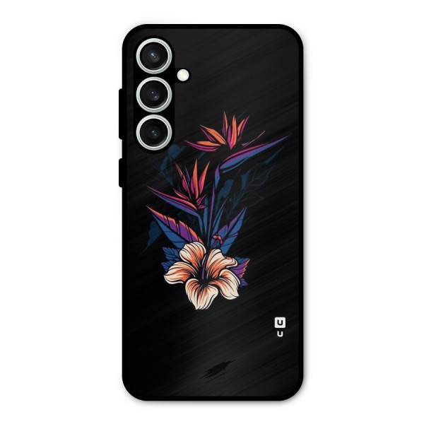 Single Painted Flower Metal Back Case for Galaxy S23 FE