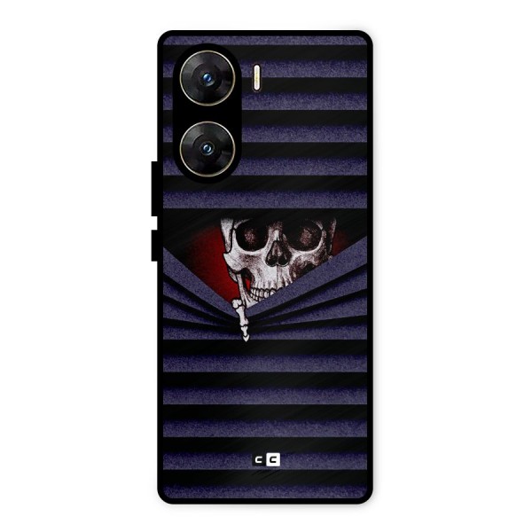 Skull Peak Metal Back Case for Vivo V29e