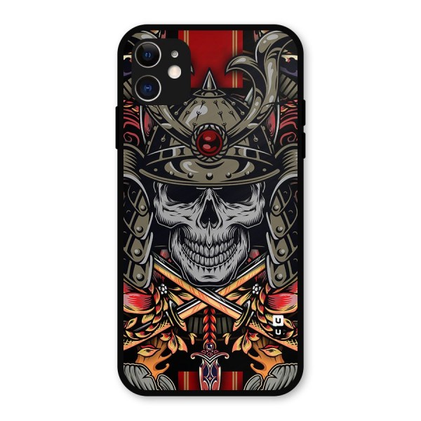 Skull Swords Snakes Metal Back Case for iPhone 11