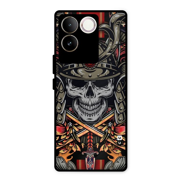 Skull Swords Snakes Metal Back Case for iQOO Z7 Pro