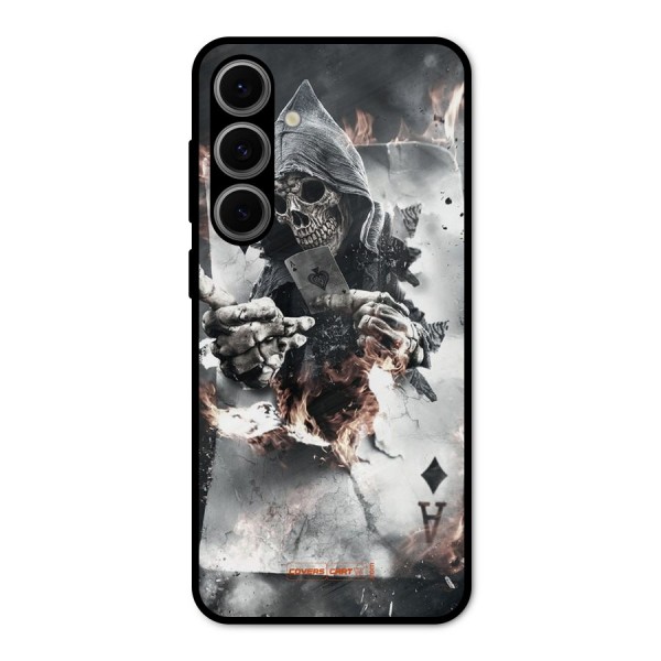 Skull with an Ace Metal Back Case for Galaxy S24 FE