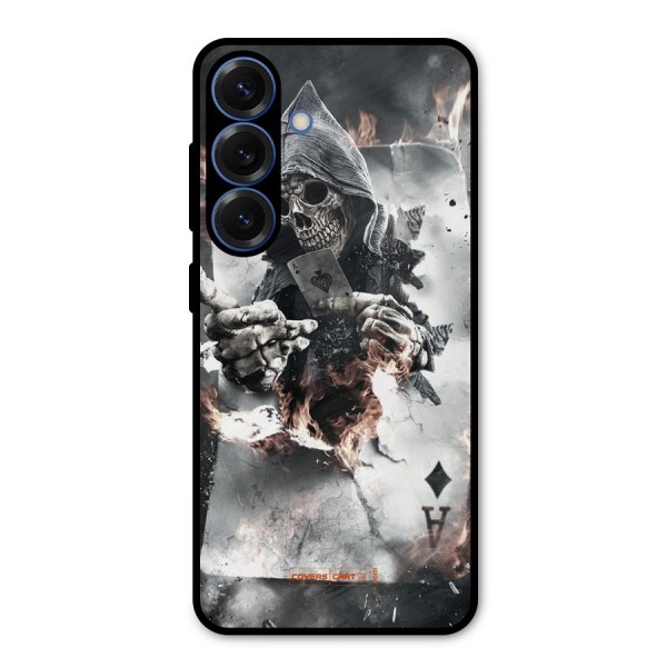 Skull with an Ace Metal Back Case for Galaxy S25