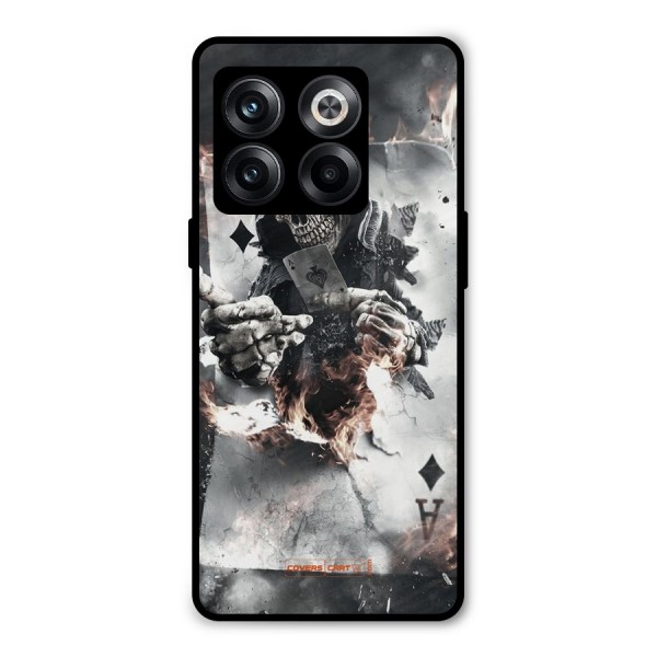 Skull with an Ace Metal Back Case for OnePlus 10T