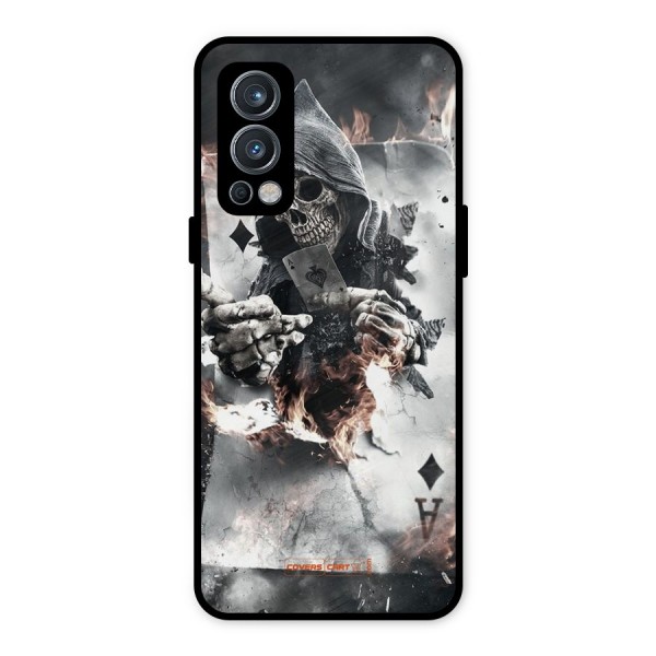 Skull with an Ace Metal Back Case for OnePlus Nord 2 5G