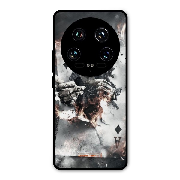 Skull with an Ace Metal Back Case for Xiaomi 14 Ultra