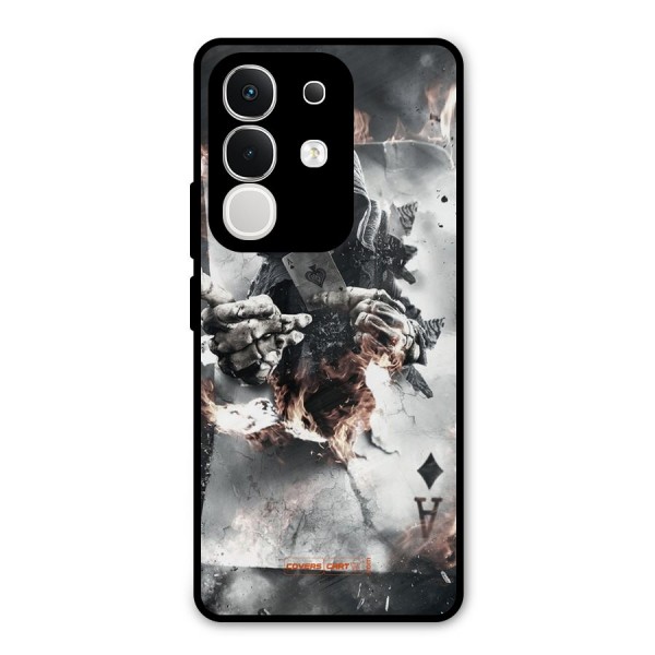 Skull with an Ace Metal Back Case for iQOO Z10x