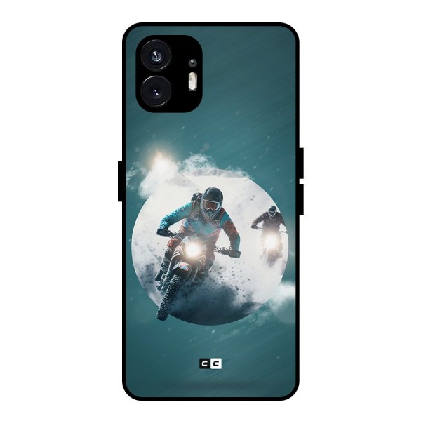 Sky Biker Metal Back Case for Nothing Phone 2