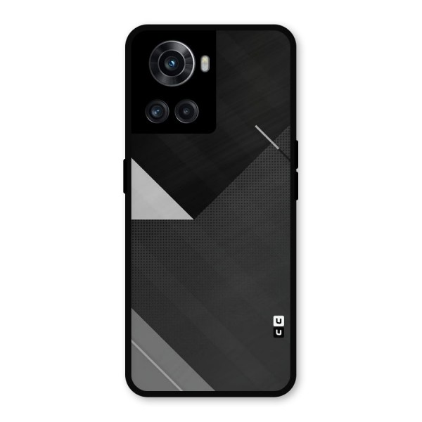 Slant Grey Metal Back Case for OnePlus 10R