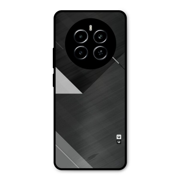 Slant Grey Metal Back Case for Realme P1