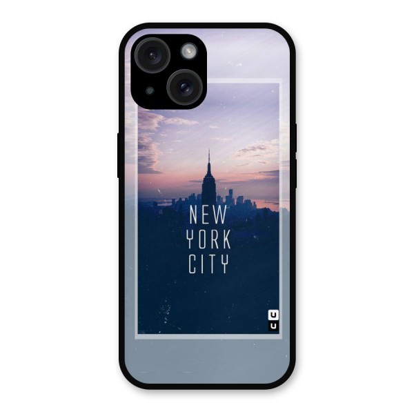 Sleepless City Metal Back Case for iPhone 15