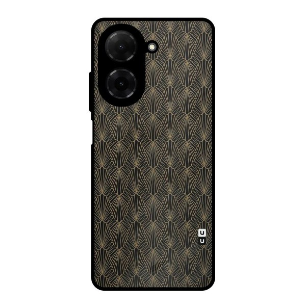 Small Hills Lines Metal Back Case for Poco C71