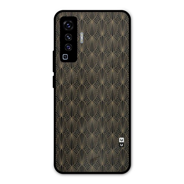 Small Hills Lines Metal Back Case for Vivo X50