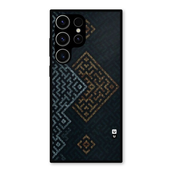 Smart Maze Metal Back Case for Galaxy S23 Ultra