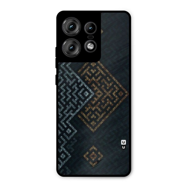 Smart Maze Metal Back Case for Motorola Edge 50 Pro