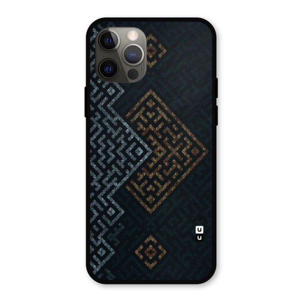 Smart Maze Metal Back Case for iPhone 12 Pro