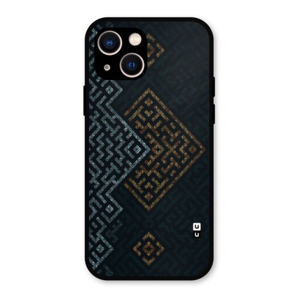 Smart Maze Metal Back Case for iPhone 13