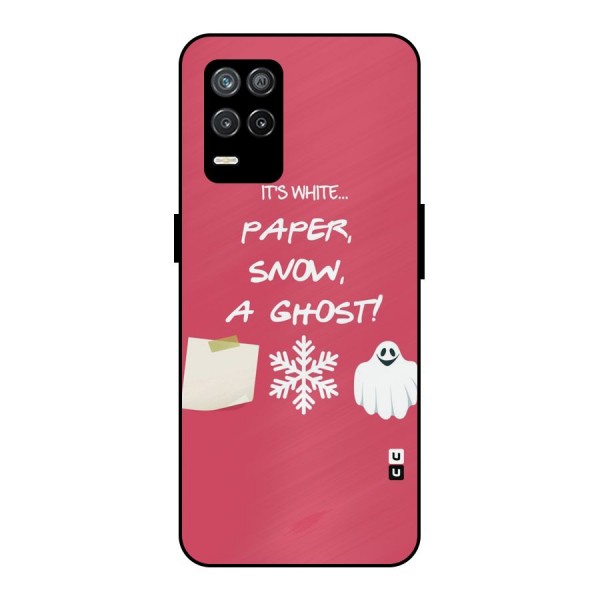 Snow Paper Metal Back Case for Realme 9 5G