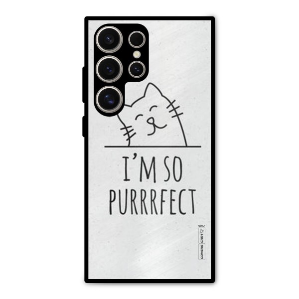So Purrfect Metal Back Case for Galaxy S24 Ultra