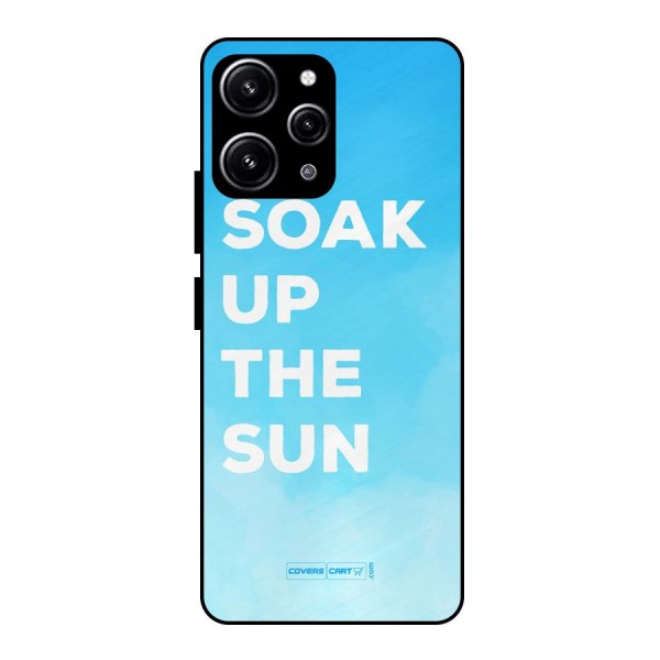 Soak Up The Sun Glass Back Case for Redmi 12 4G