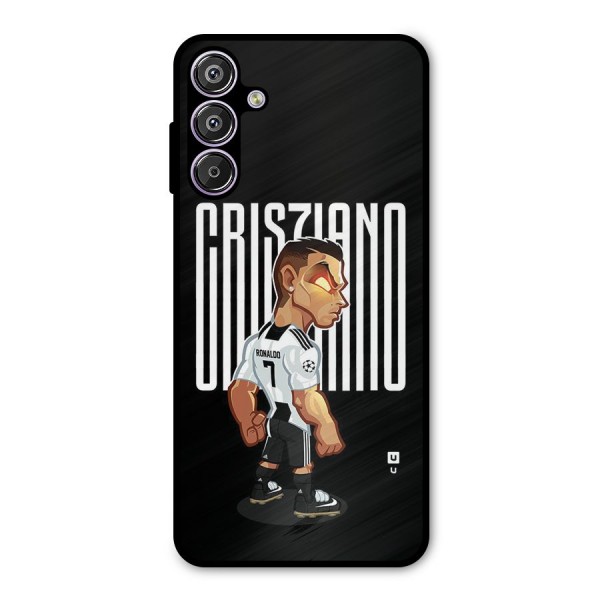 Soccer Star Metal Back Case for Galaxy F15