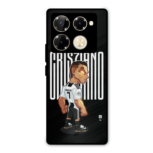 Soccer Star Metal Back Case for Infinix Note 40 Pro Plus