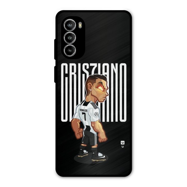 Soccer Star Metal Back Case for Moto G52