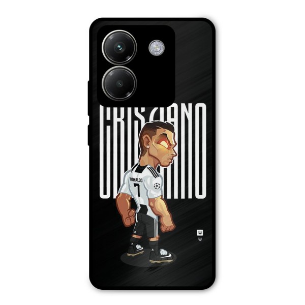 Soccer Star Metal Back Case for Poco M7 Pro 5G