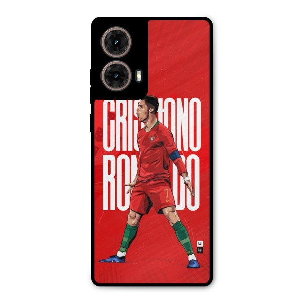 Soccer Star Roar Metal Back Case for Moto G85