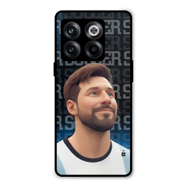Soccer Star Smiles Metal Back Case for OnePlus 10T