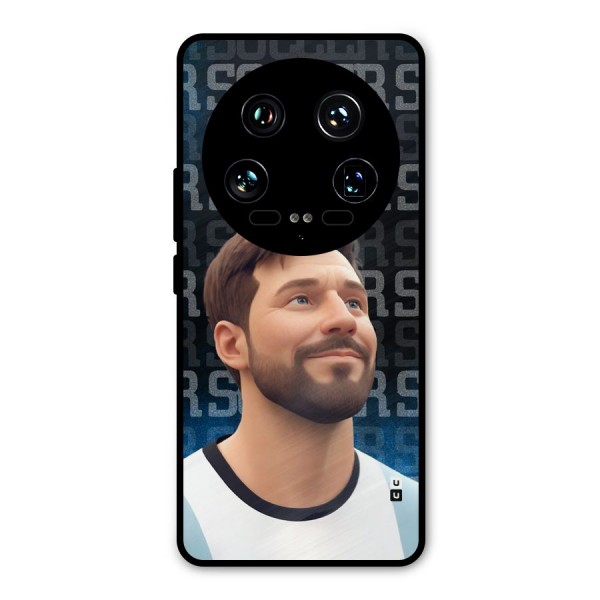 Soccer Star Smiles Metal Back Case for Xiaomi 14 Ultra