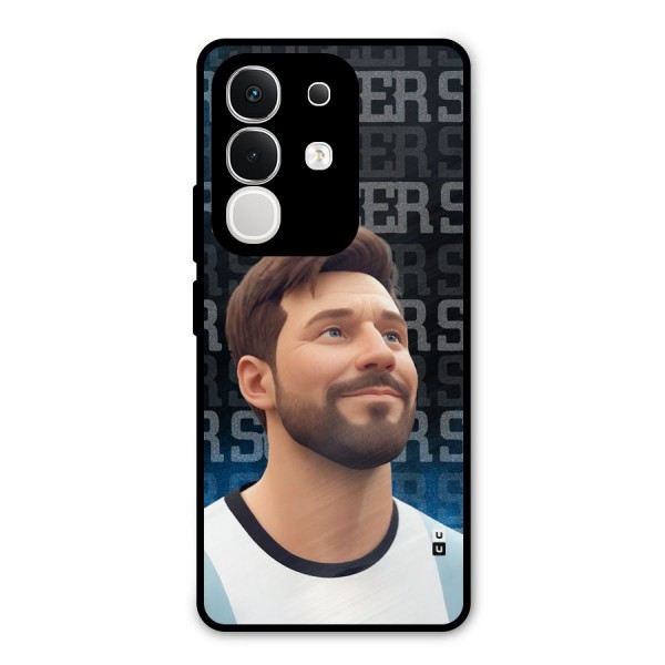 Soccer Star Smiles Metal Back Case for iQOO Z10x