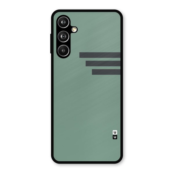 Solid Sports Stripe Metal Back Case for Galaxy F54