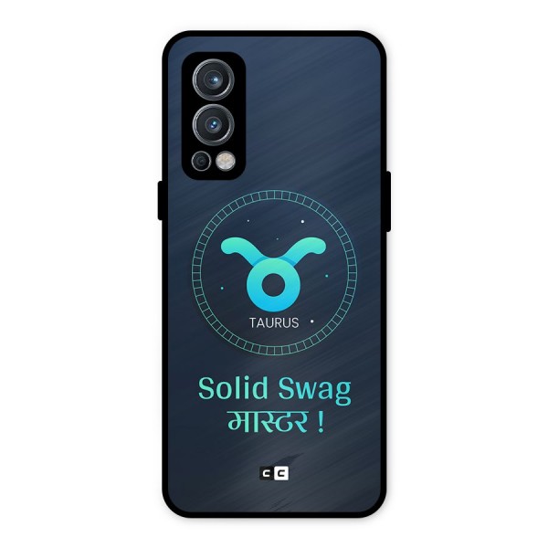 Solid Tauras Metal Back Case for OnePlus Nord 2 5G