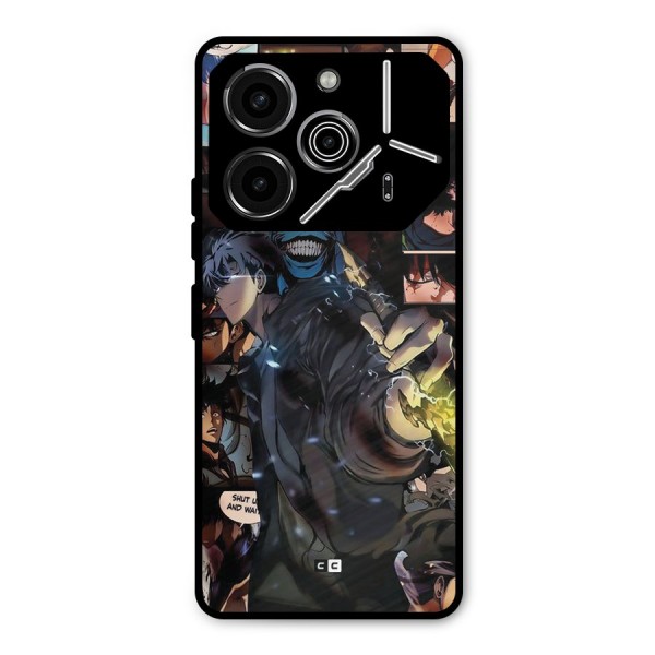 Solo Leveling Metal Back Case for Tecno Pova 6 Pro