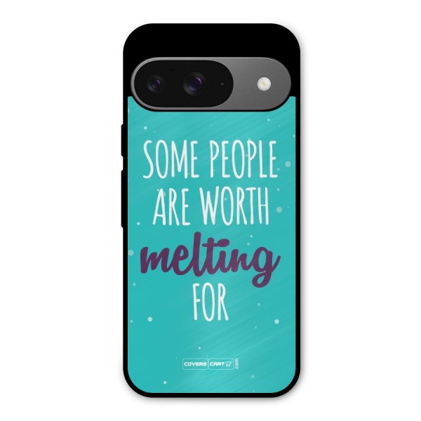 Some People Are Worth Melting For Metal Back Case for Google Pixel 9