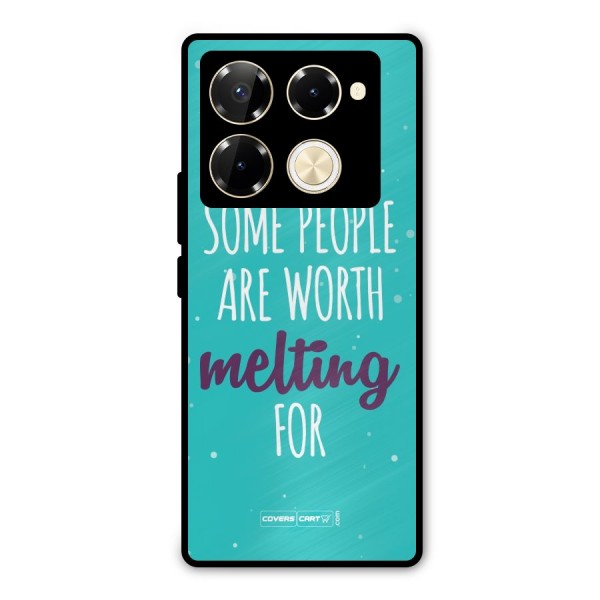 Some People Are Worth Melting For Metal Back Case for Infinix Note 40 Pro Plus