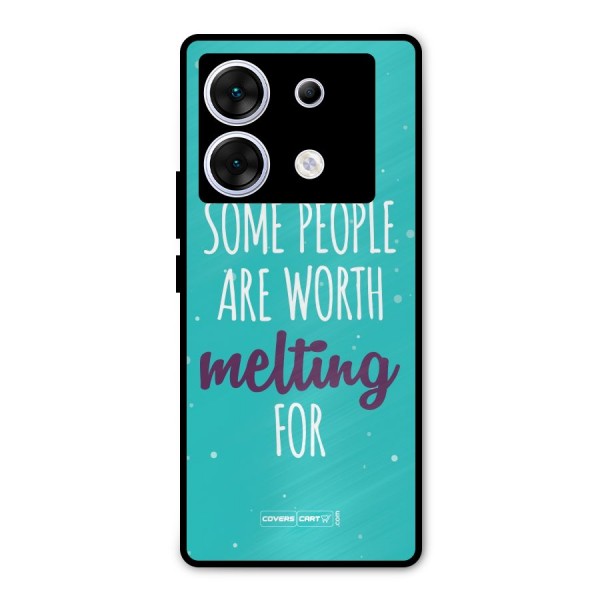 Some People Are Worth Melting For Metal Back Case for Infinix Zero 30 5G