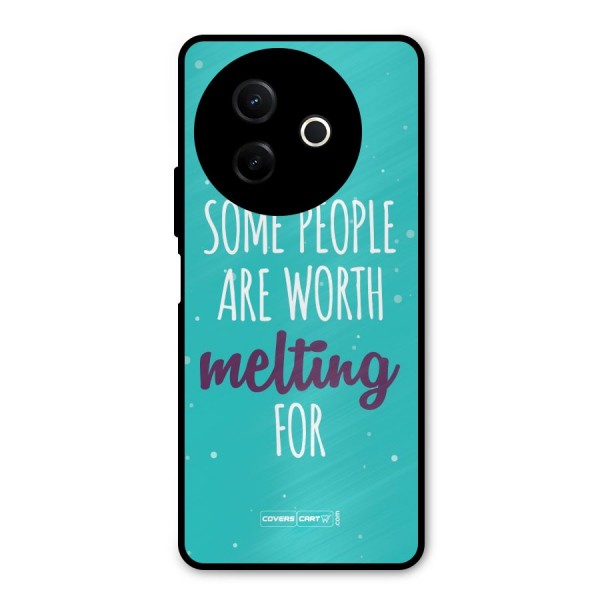 Some People Are Worth Melting For Metal Back Case for Vivo Y39
