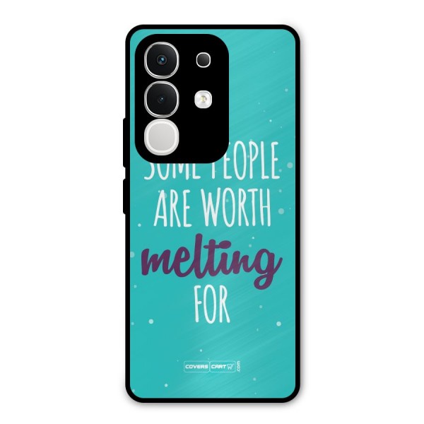 Some People Are Worth Melting For Metal Back Case for iQOO Z10x