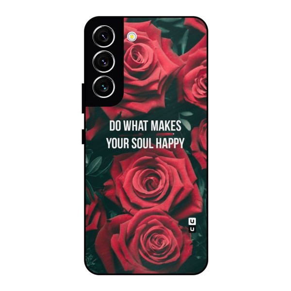 Soul Happy Metal Back Case for Galaxy S22 5G