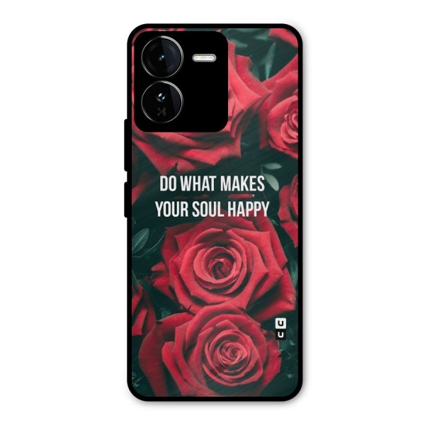 Soul Happy Metal Back Case for iQOO Z9