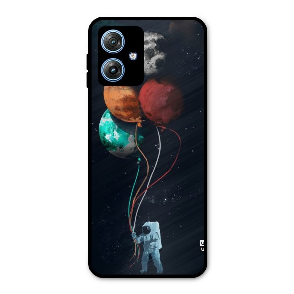 Space Balloons Metal Back Case for Moto G54