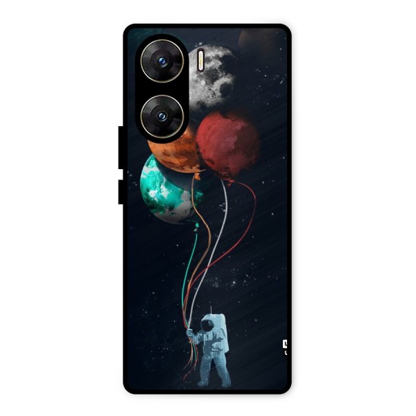Space Balloons Metal Back Case for Vivo V29e