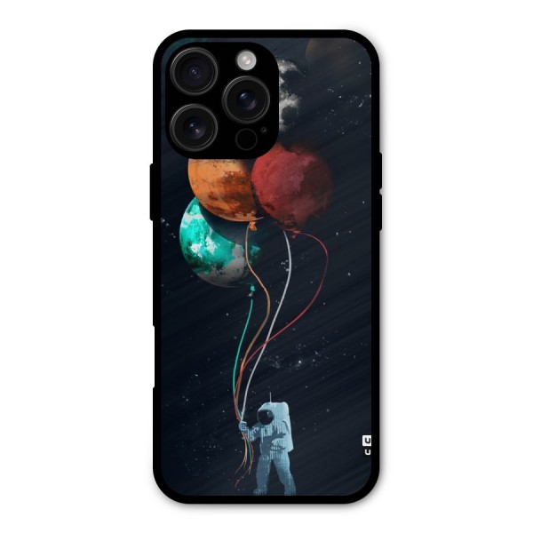 Space Balloons Metal Back Case for iPhone 16 Pro Max