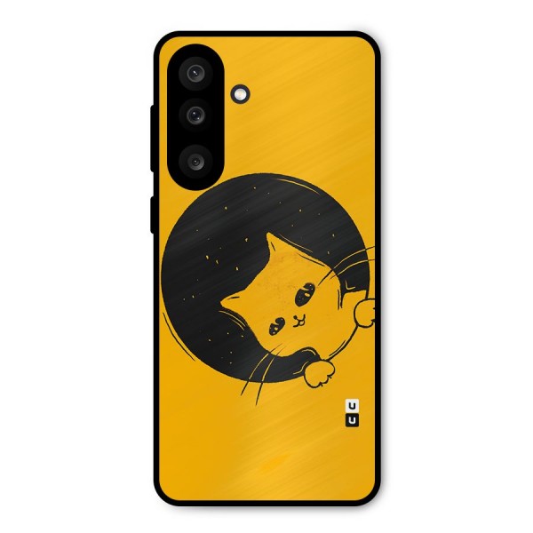 Space Cat Metal Back Case for Galaxy M56