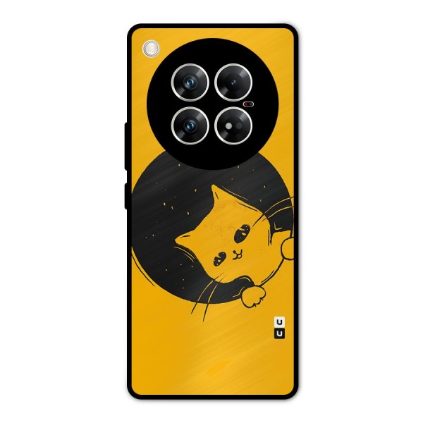 Space Cat Metal Back Case for Infinix Zero 40 5G