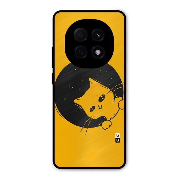 Space Cat Metal Back Case for Oppo F29 Pro
