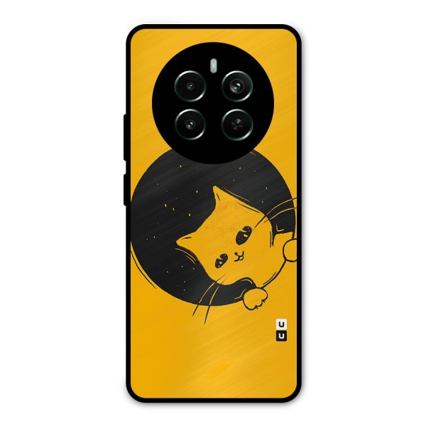 Space Cat Metal Back Case for Realme 12 Pro Plus