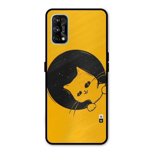 Space Cat Metal Back Case for Realme 7 Pro
